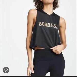 Spiritual Gangster Black Cropped Tank